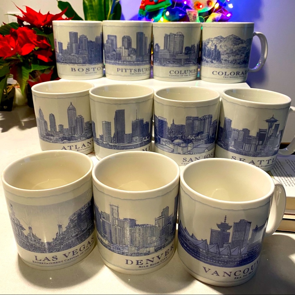 Starbucks City Mugs - Skyline series